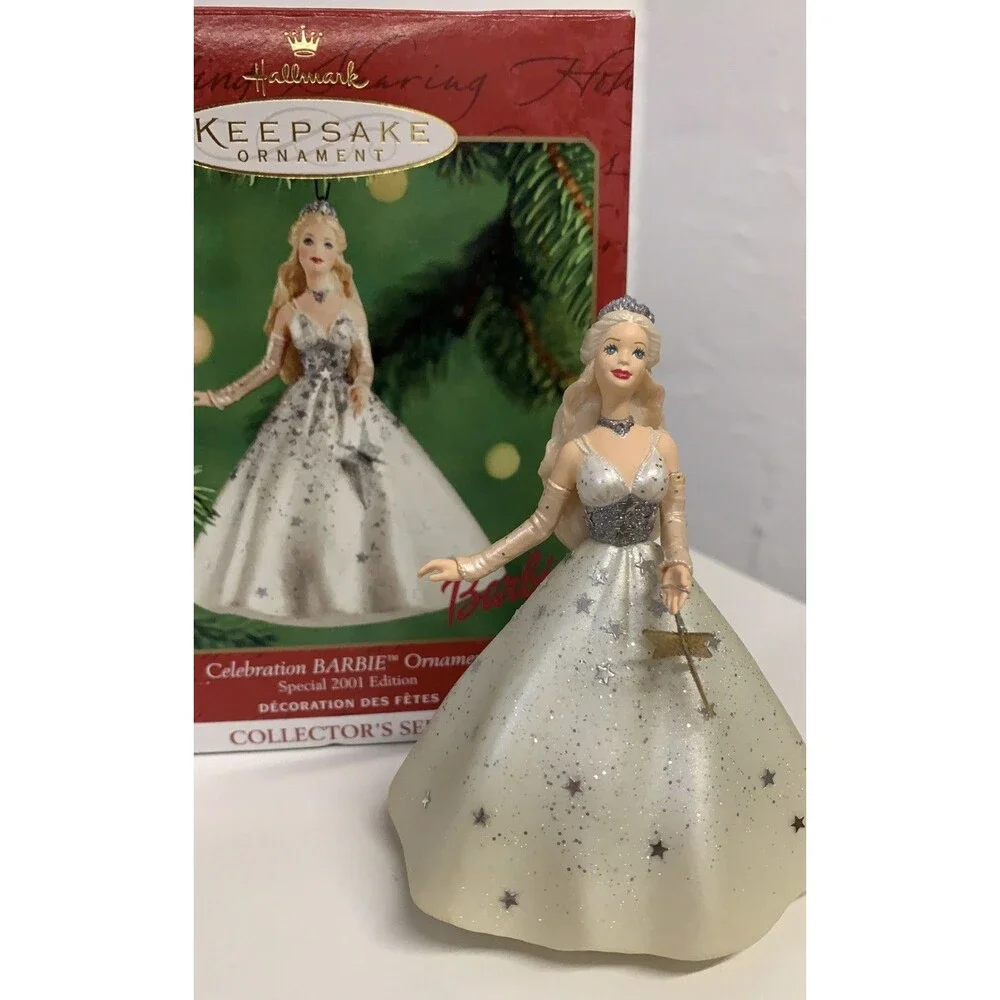 Hallmark 2001 CELEBRATION BARBIE Special Edition Keepsake Ornament #2 in Series